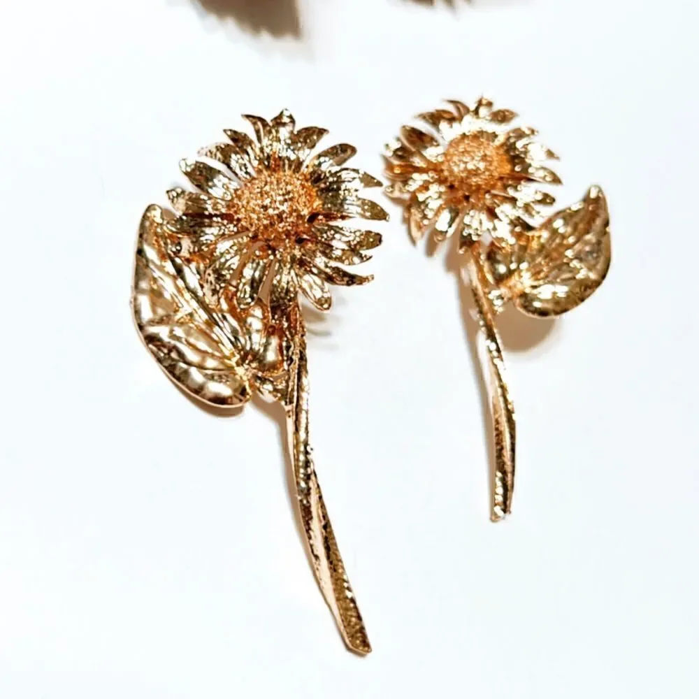 Sunflower  earrings  M156